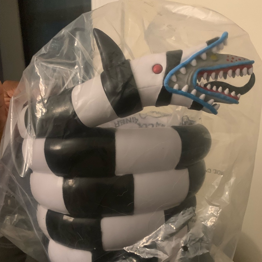 Beetlejuice sandworm popcorn bucket